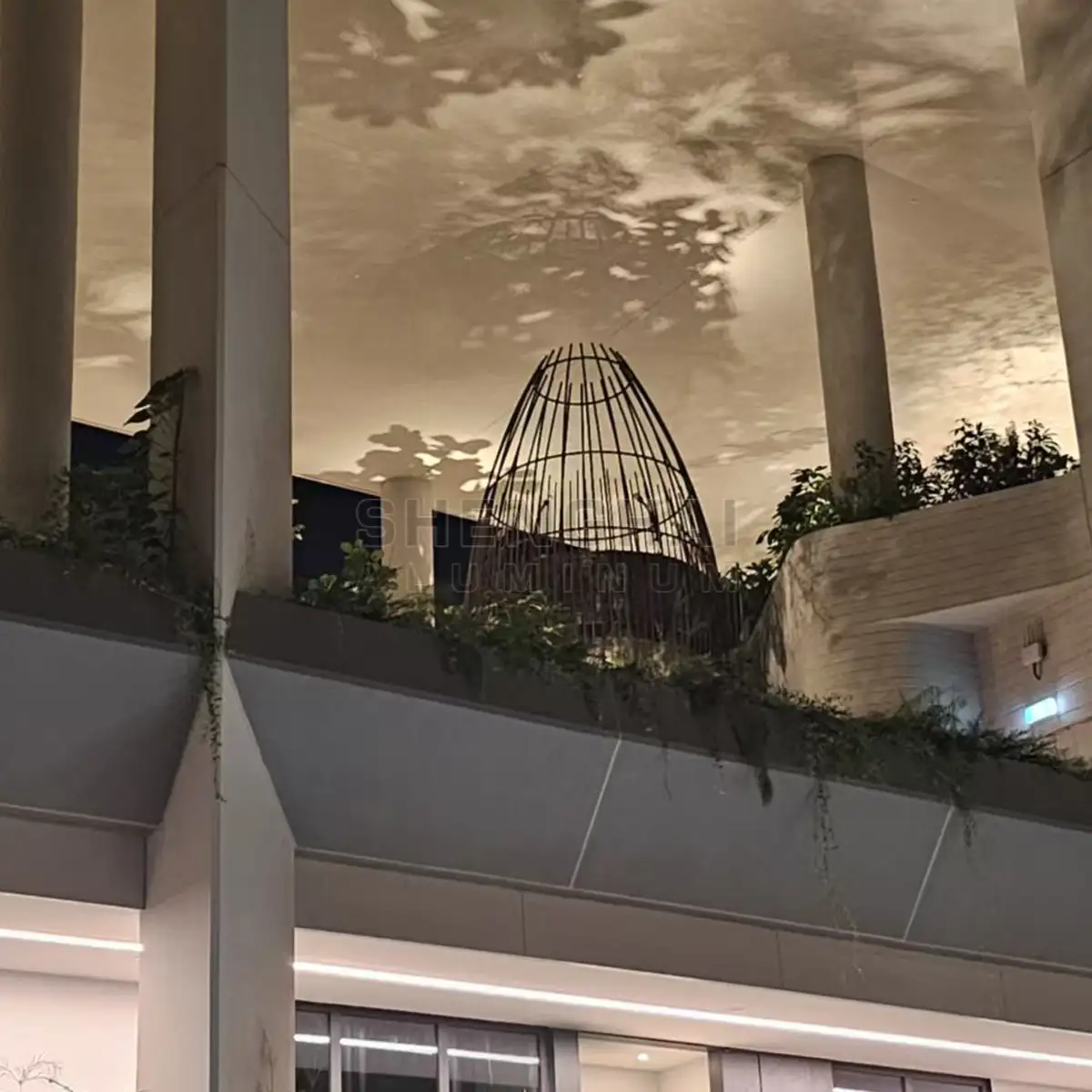 Birdcage Shaped Aluminum Application